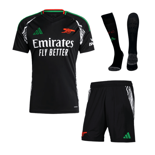 Arsenal away soccer jersey set (jersey + shorts + socks) 2024/25 Go Soccer World Shop