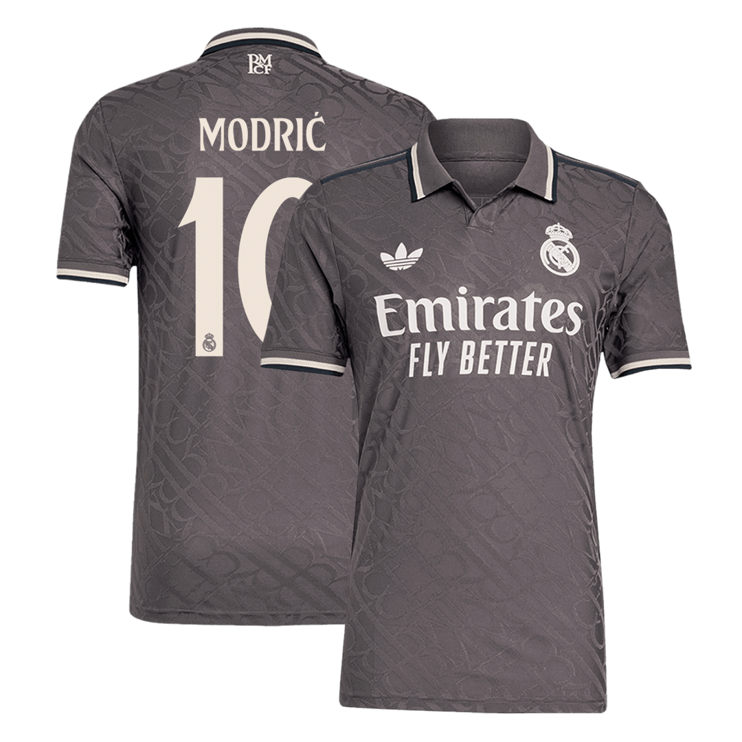 Player Version Modrić #10 Real Madrid Third Away Soccer Jersey 2024/25 Go Soccer World Shop