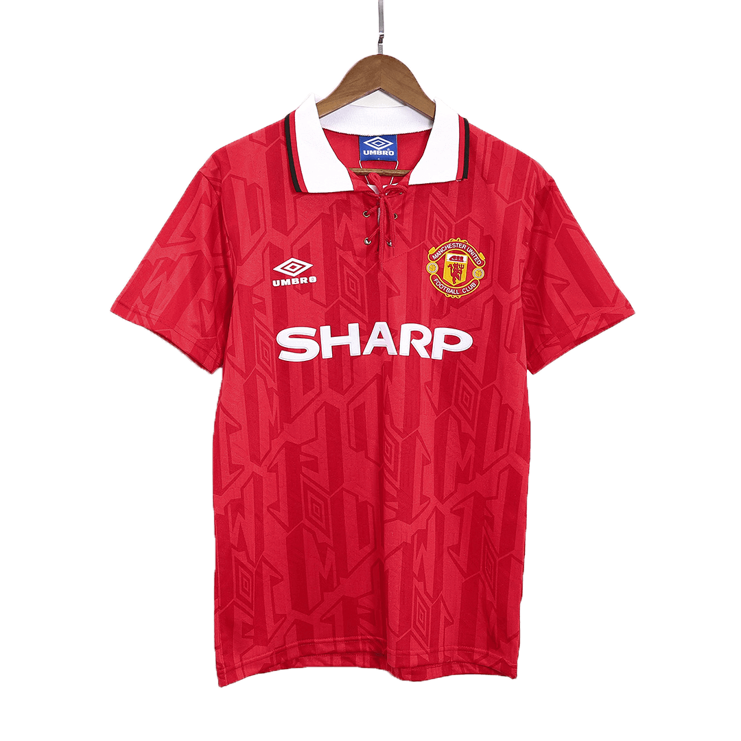 Manchester United retro soccer jersey from the 1992/94 season Go Soccer World Shop