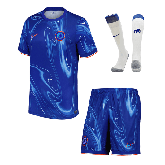 Chelsea Home soccer jersey Set (Jersey + Shorts + Socks) 2024/25 Go Soccer World Shop