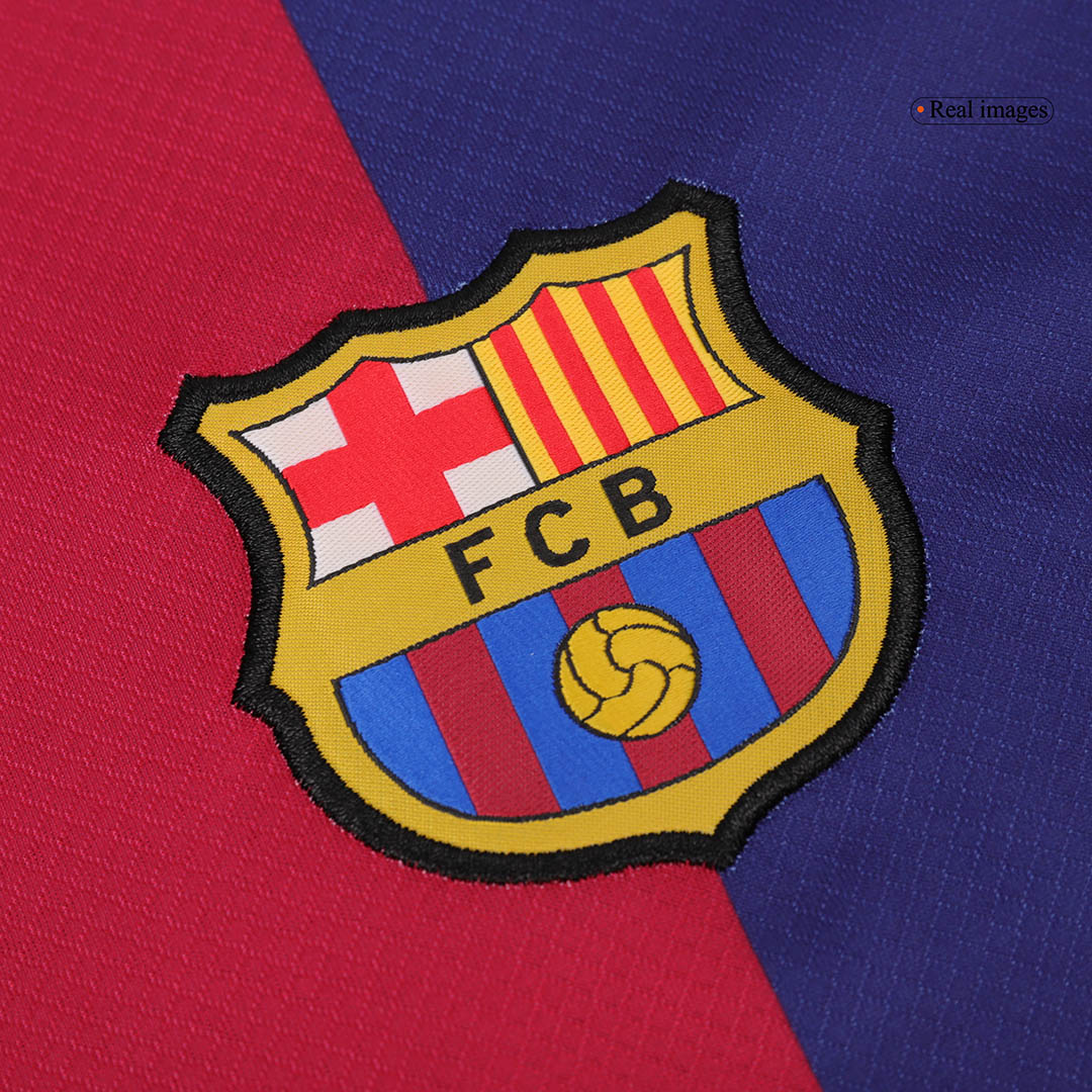 Barcelona Home long sleeve soccer jersey 2024/25 Go Soccer World Shop