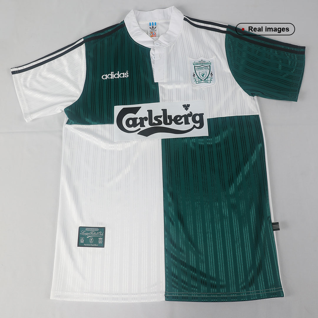 Liverpool away soccer jersey in retro style 1995/96 Go Soccer World Shop