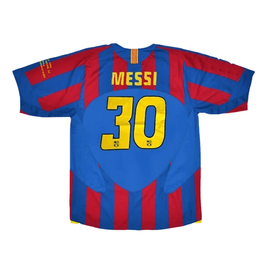 Retro MESSI #30 2005/06 Barcelona Home soccer jersey - UCL Final Go Soccer World Shop