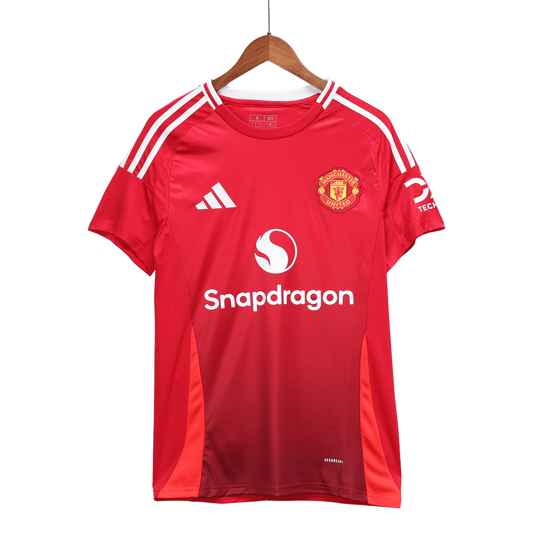 Manchester United 2024/25 home soccer jersey Go Soccer World Shop