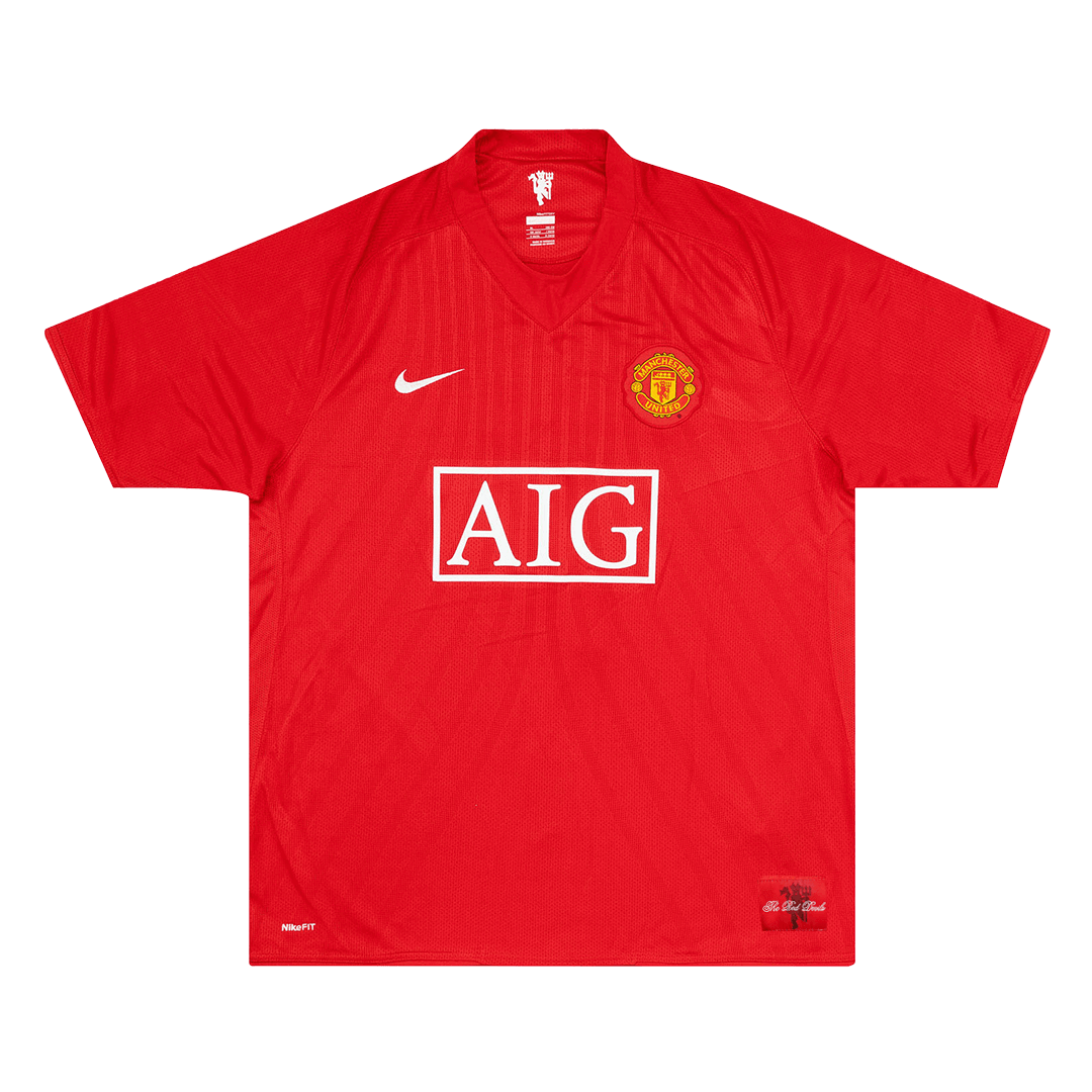 Manchester United retro soccer jersey for the 2007/08 season Go Soccer World Shop