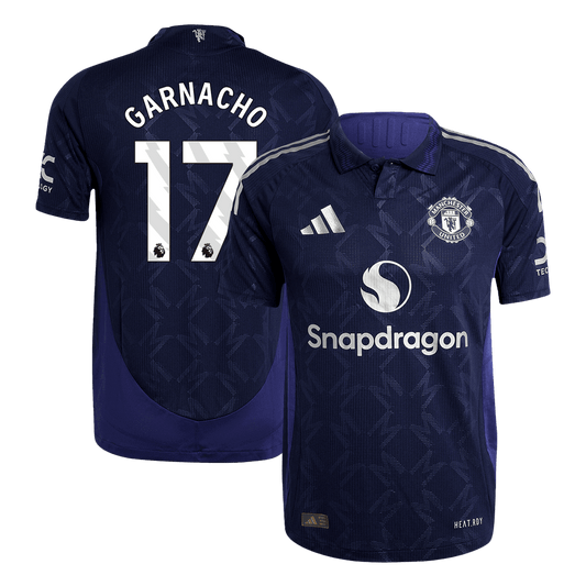 Player version GARNACHO #17 Manchester United 2024/25 away soccer jersey Go Soccer World Shop