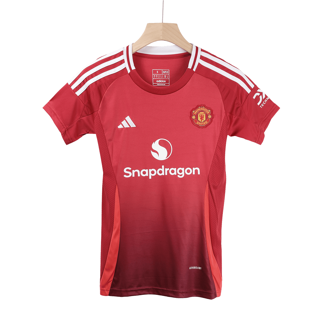 Manchester United 2024/25 Women's Home soccer jersey Go Soccer World Shop