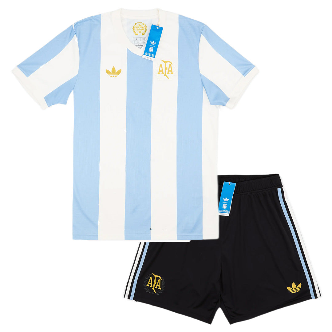 Argentina 50th Anniversary 2024 Kids T-jersey Set Go Soccer World Shop