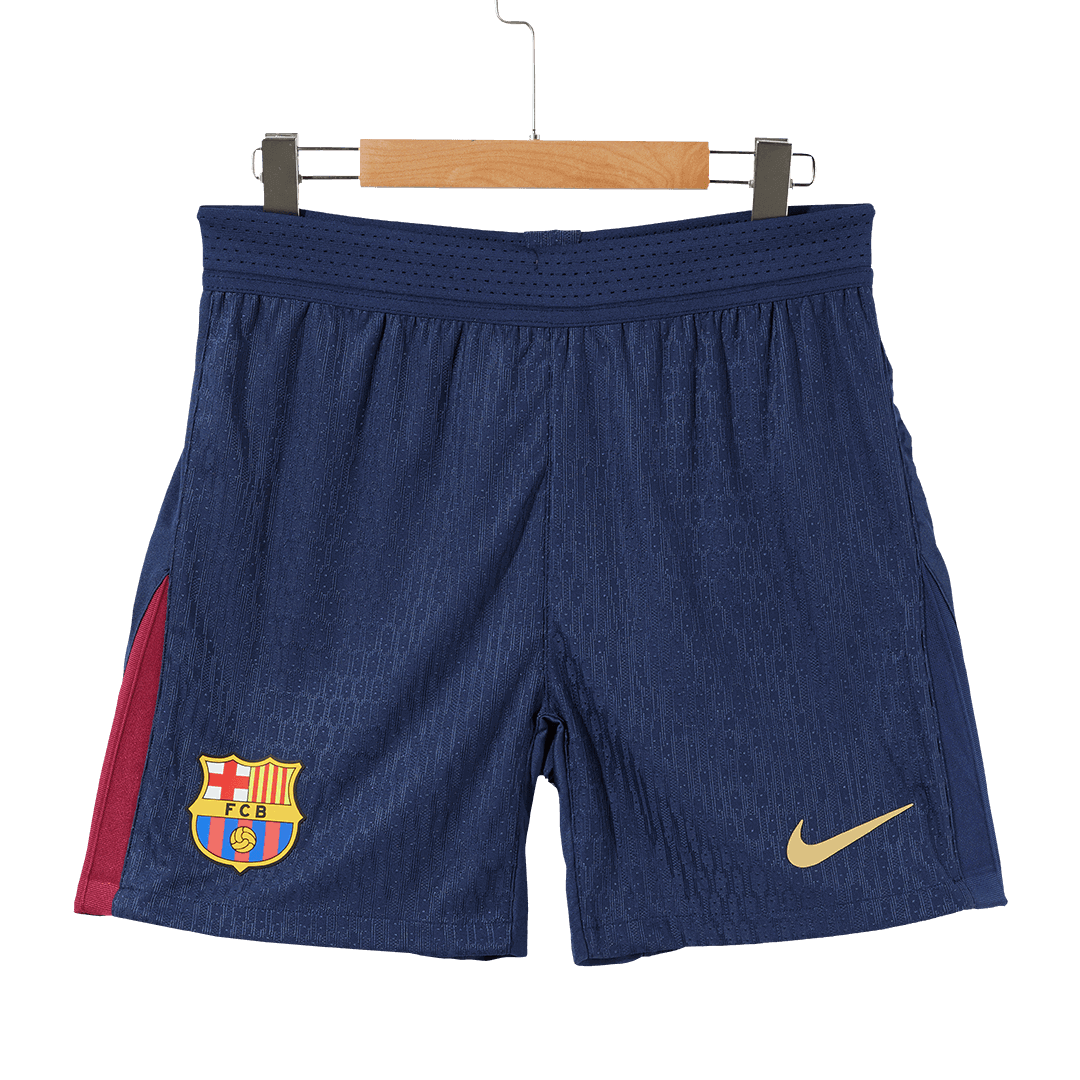 Player Version Barcelona Home Soccer Shorts 2024/25 Go Soccer World Shop