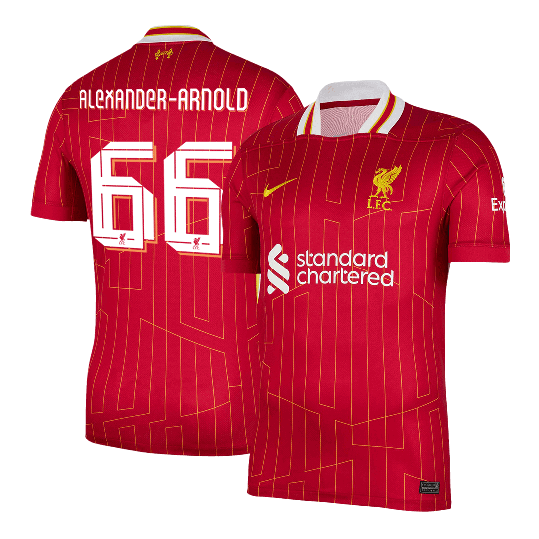 ALEXANDER-ARNOLD #66 Liverpool Home soccer jersey 2024/25 - UCL Go Soccer World Shop