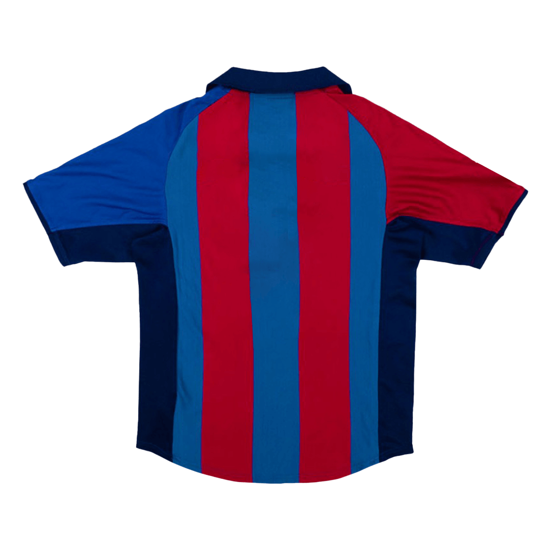 Retro 2001/02 Barcelona Home soccer jersey Go Soccer World Shop