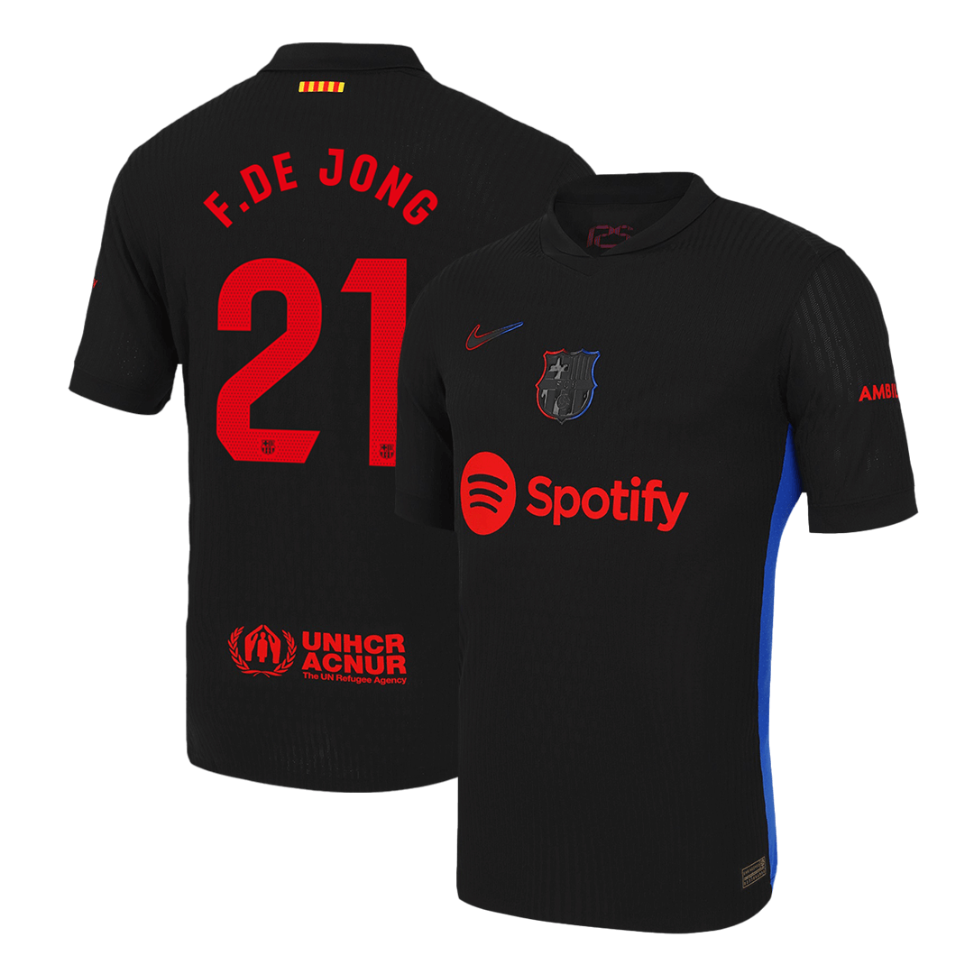 Player Version F.DE JONG #21 Barcelona Away Soccer Jersey 2024/25 Go Soccer World Shop