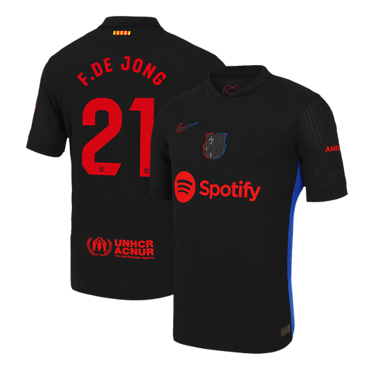 Player Version F.DE JONG #21 Barcelona Away Soccer Jersey 2024/25 Go Soccer World Shop