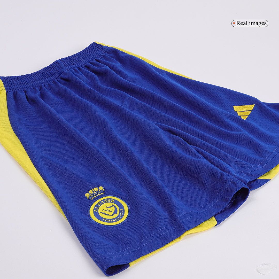 RONALDO #7 Al Nassr Kids Home soccer jersey Set (Jersey + Shorts) 2024/25 Go Soccer World Shop