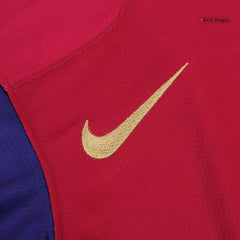 GAVI #6 Barcelona 2024/25 home soccer jersey - Spotify logo without text Go Soccer World Shop