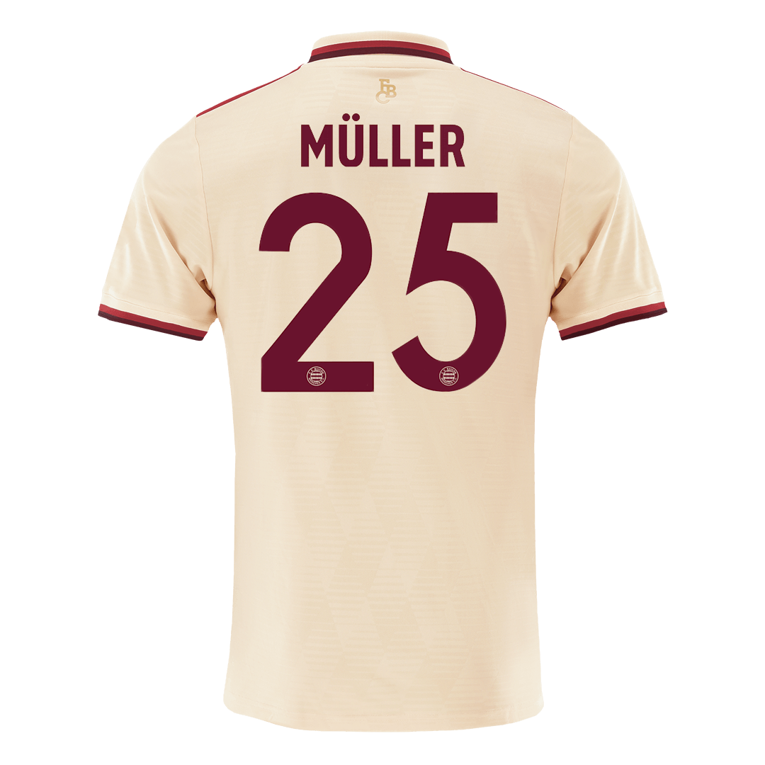 Müller #25 Bayern Munich 2024/25 third away soccer jersey - UCL Go Soccer World Shop