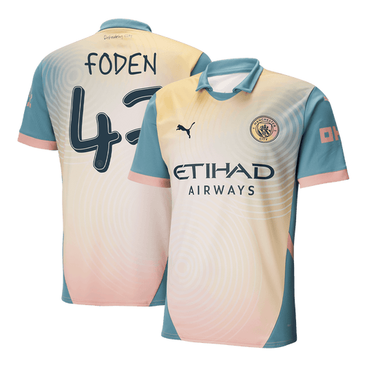 FODEN #47 Manchester City 2024/25 fourth away soccer jersey - Definitely City Go Soccer World Shop