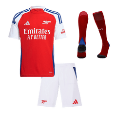 Arsenal Kids Home soccer jersey Set (Jersey + Shorts + Socks) 2024/25 Go Soccer World Shop