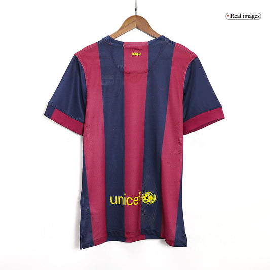 Retro 2014/15 Barcelona Home soccer jersey Go Soccer World Shop