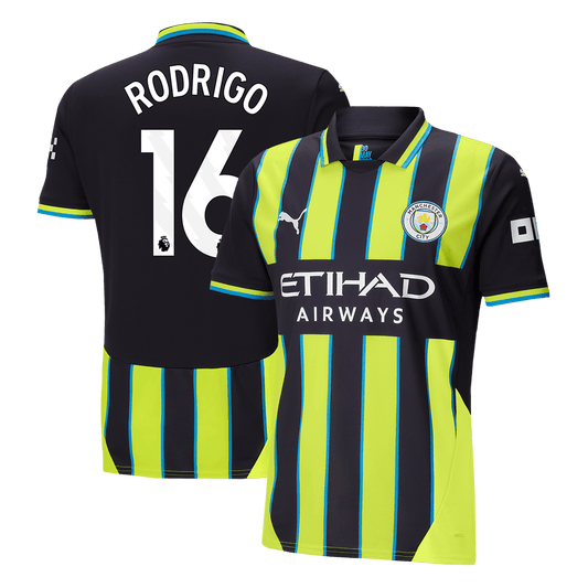 RODRIGO #16 Manchester City 2024/25 away soccer jersey Go Soccer World Shop