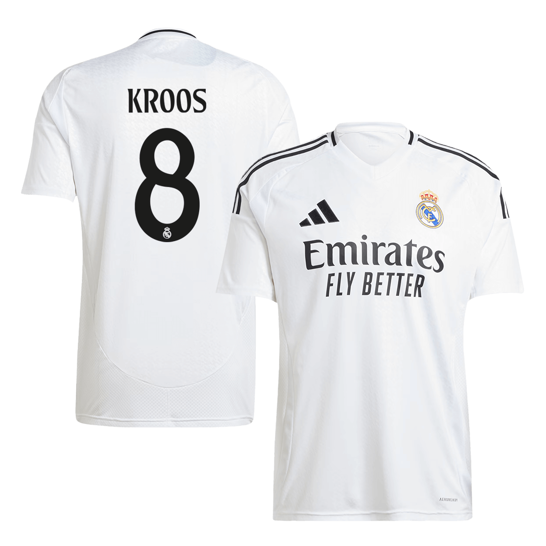 KROOS #8 Real Madrid home soccer jersey 2024/25 Go Soccer World Shop