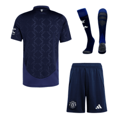 Manchester United away soccer jersey set (jersey + shorts + socks) 2024/25 Go Soccer World Shop