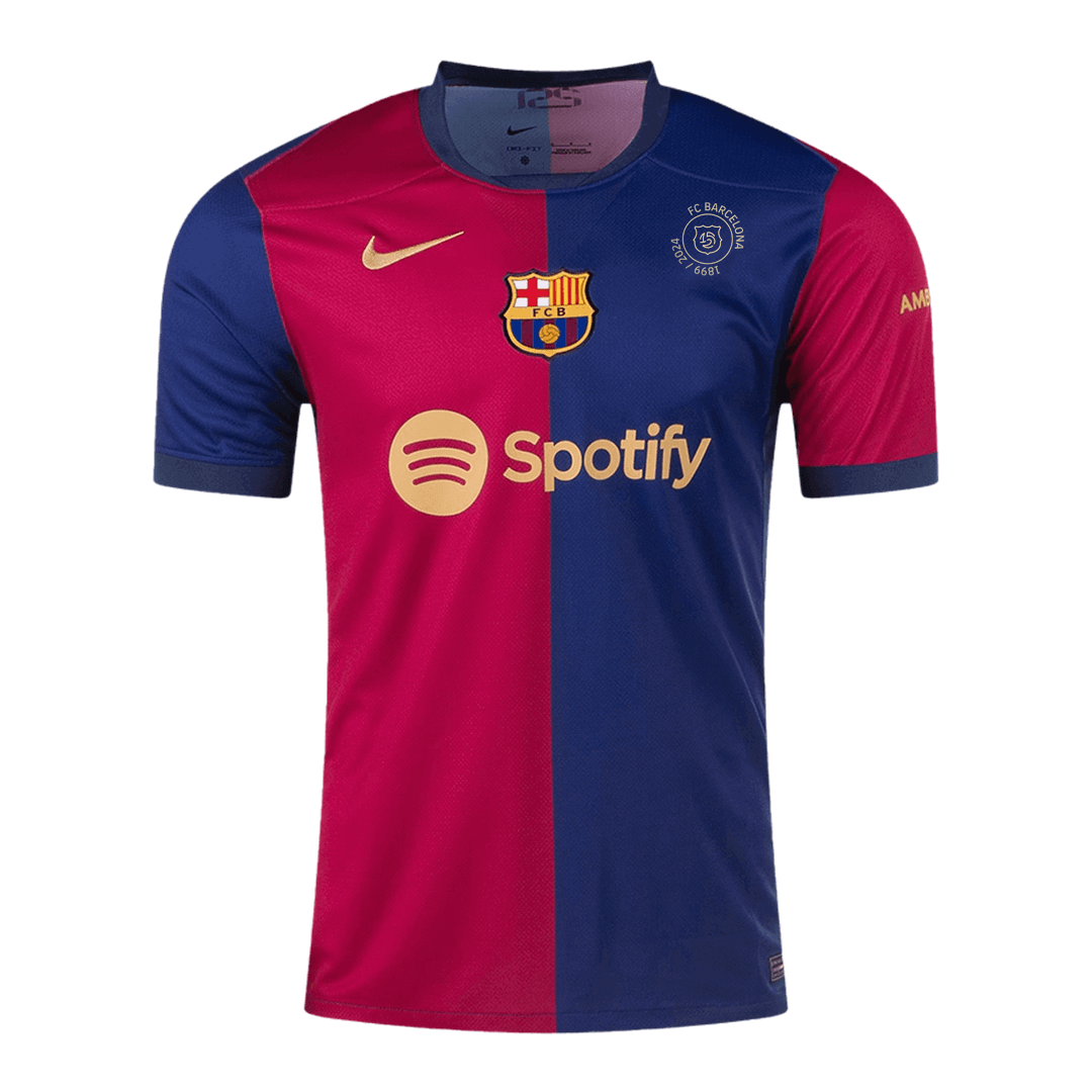 Barcelona Home soccer jersey 2024/25 - 125th anniversary Go Soccer World Shop