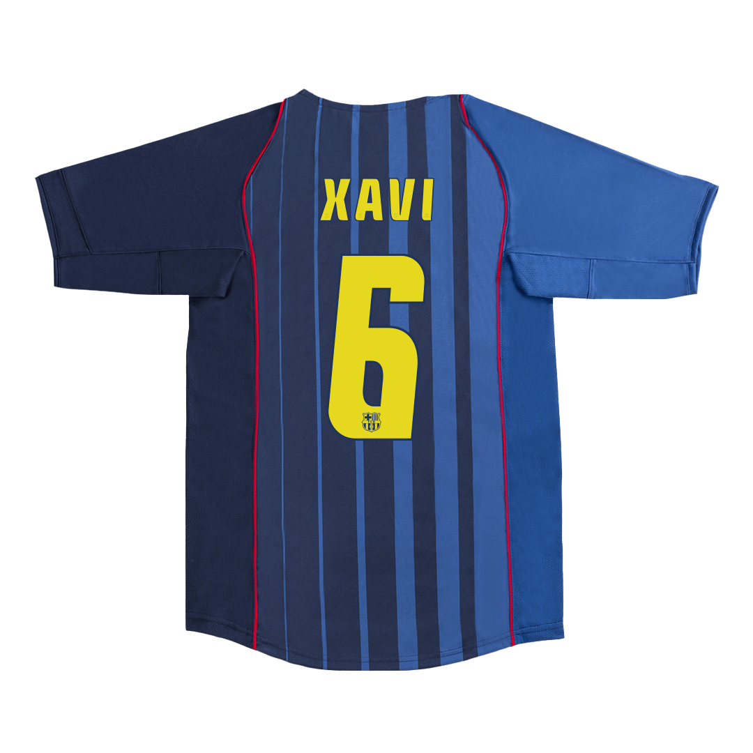 Retro XAVI #6 2004/05 Barcelona away soccer jersey Go Soccer World Shop