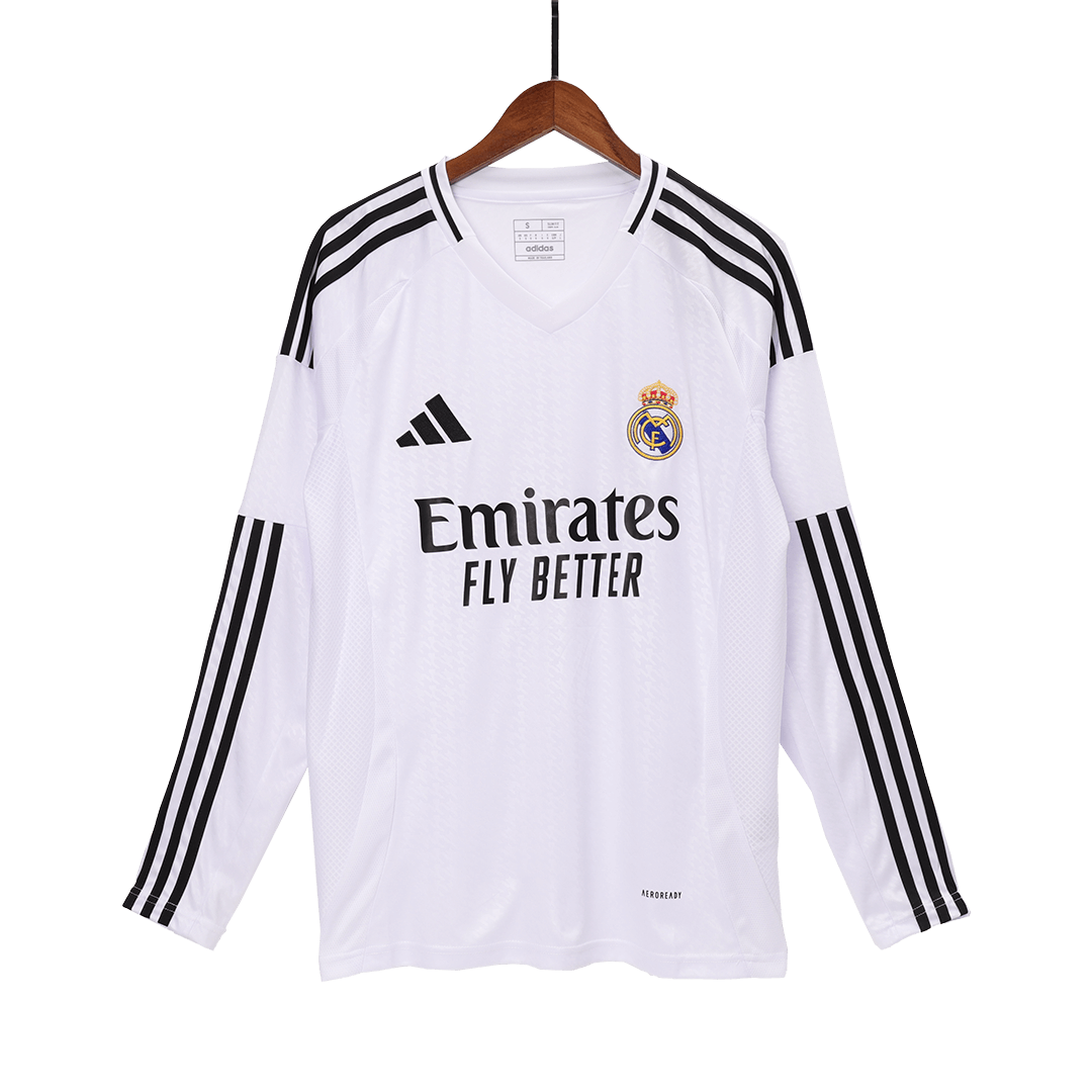 Real Madrid long sleeve soccer jersey 2024/25 Go Soccer World Shop