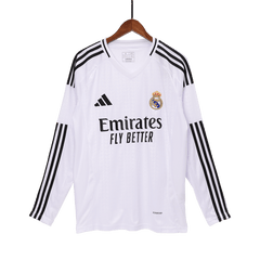 Real Madrid long sleeve soccer jersey 2024/25 Go Soccer World Shop