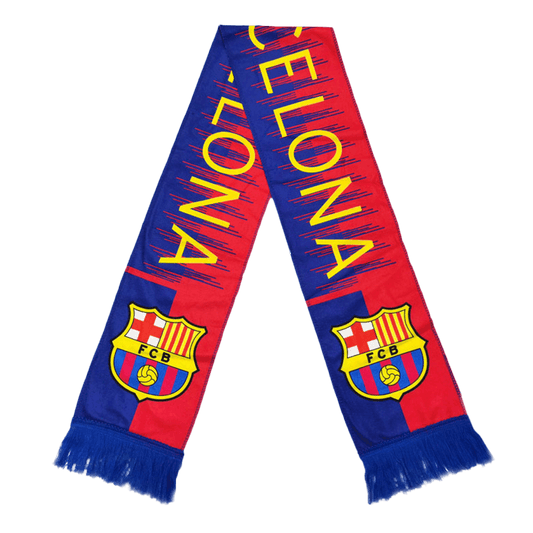 Barcelona red and blue soccer scarf Go Soccer World Shop