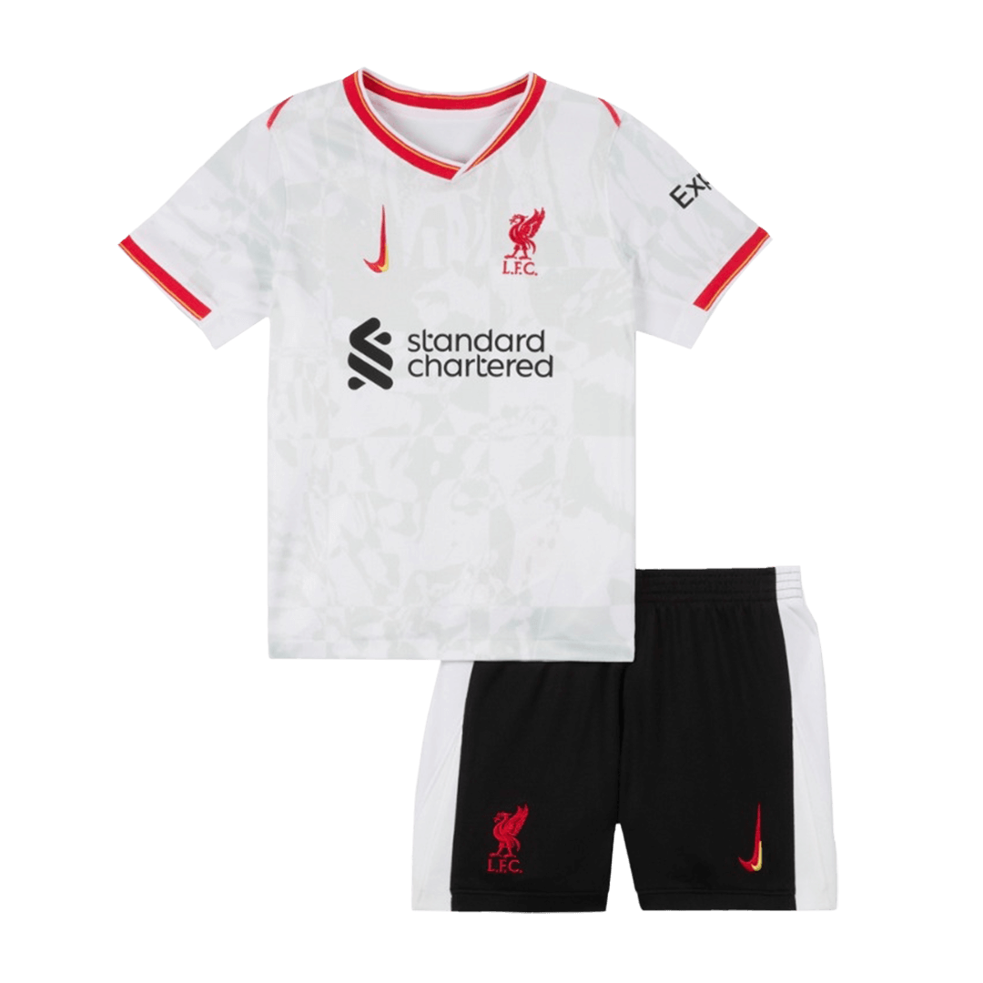 Liverpool Third Away Kids' soccer jersey Set (Jersey + Shorts) 2024/25 Go Soccer World Shop