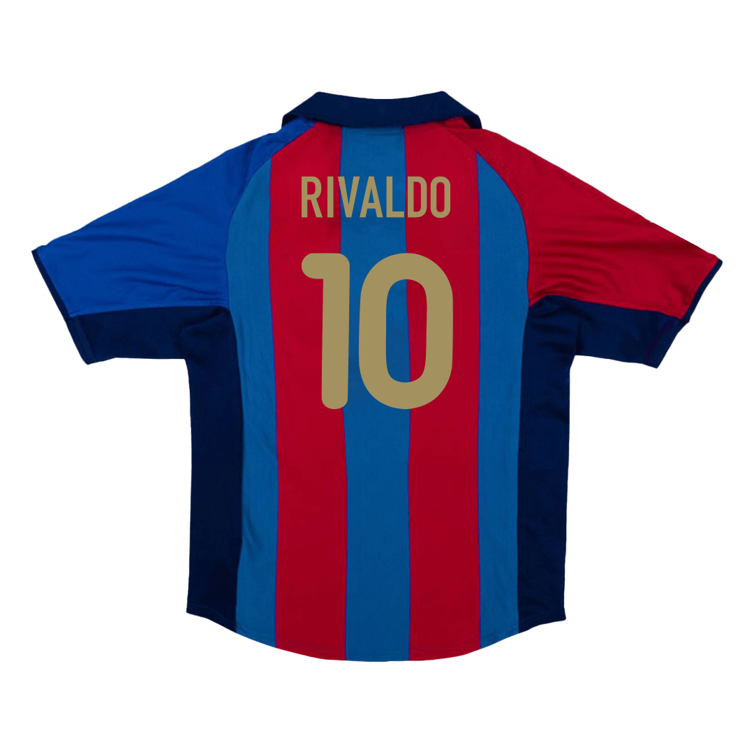 Retro RIVALDO #10 2001/02 Barcelona soccer jersey Go Soccer World Shop