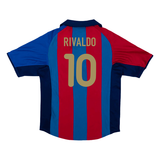 Retro RIVALDO #10 2001/02 Barcelona soccer jersey Go Soccer World Shop