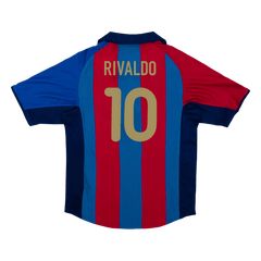 Retro RIVALDO #10 2001/02 Barcelona soccer jersey Go Soccer World Shop