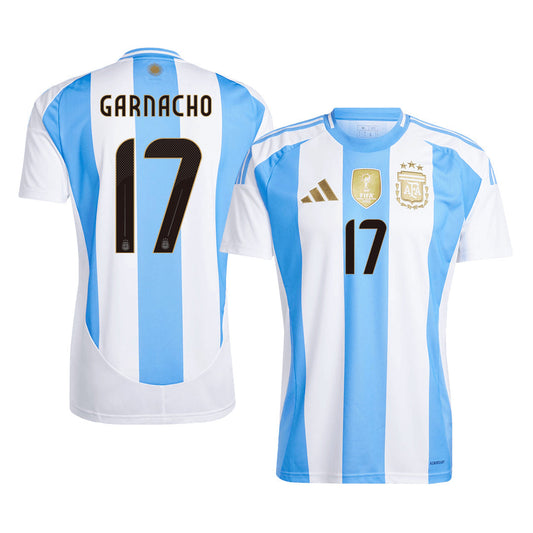 [Super Quality] Argentina GARNACHO #17 Men's Home soccer jersey 2024 Go Soccer World Shop