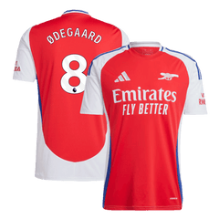 Ødegaard #8 Arsenal 2024/25 home soccer jersey Go Soccer World Shop