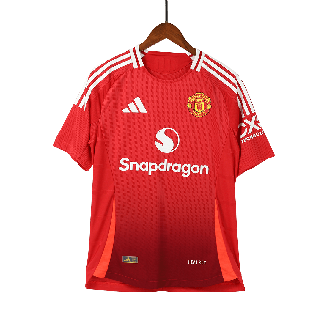 Player Version Manchester United Home Soccer Jersey Kit(Jersey+Shorts+Socks) 2024/25 Go Soccer World Shop