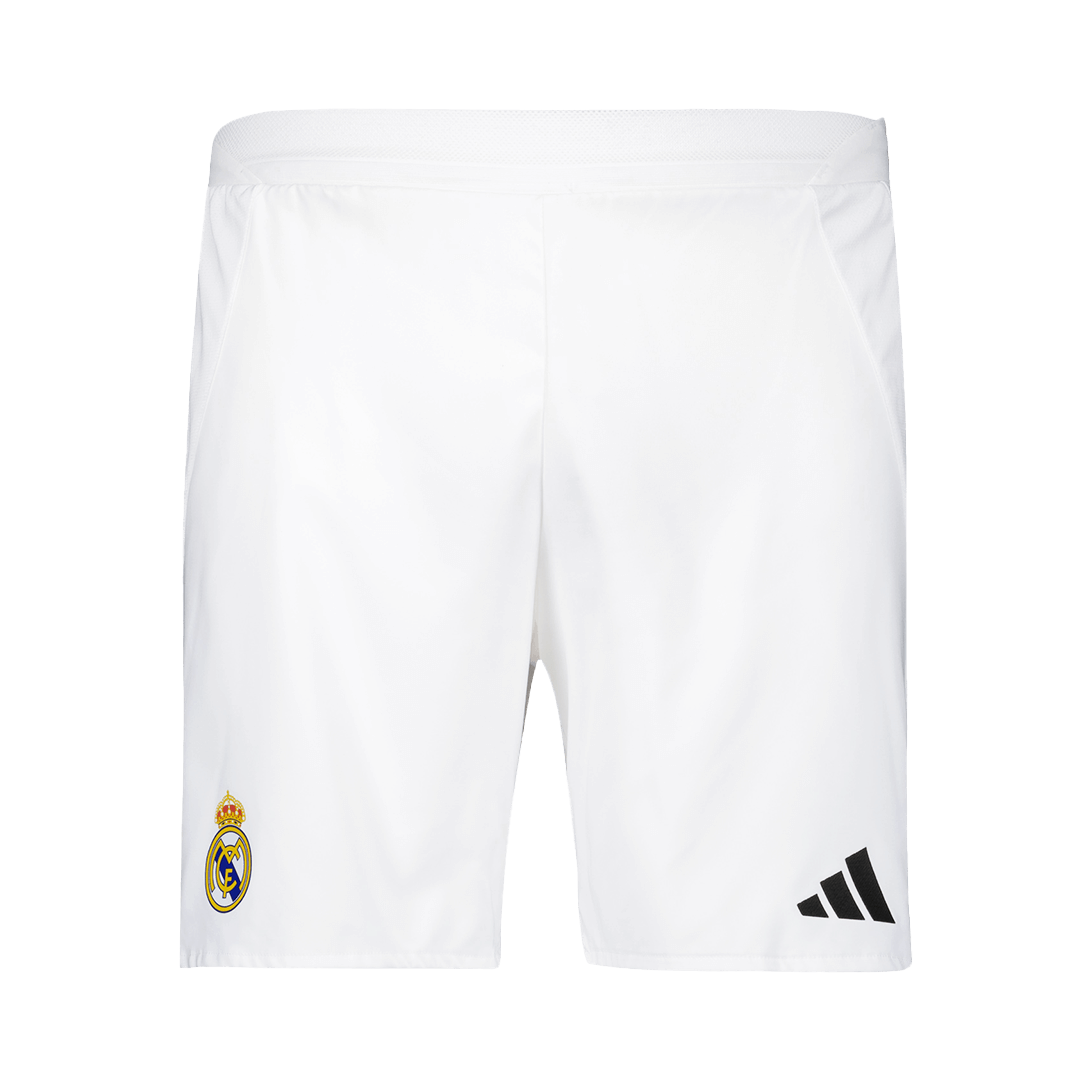 Player Version Real Madrid Home Soccer Shorts 2024/25 Go Soccer World Shop