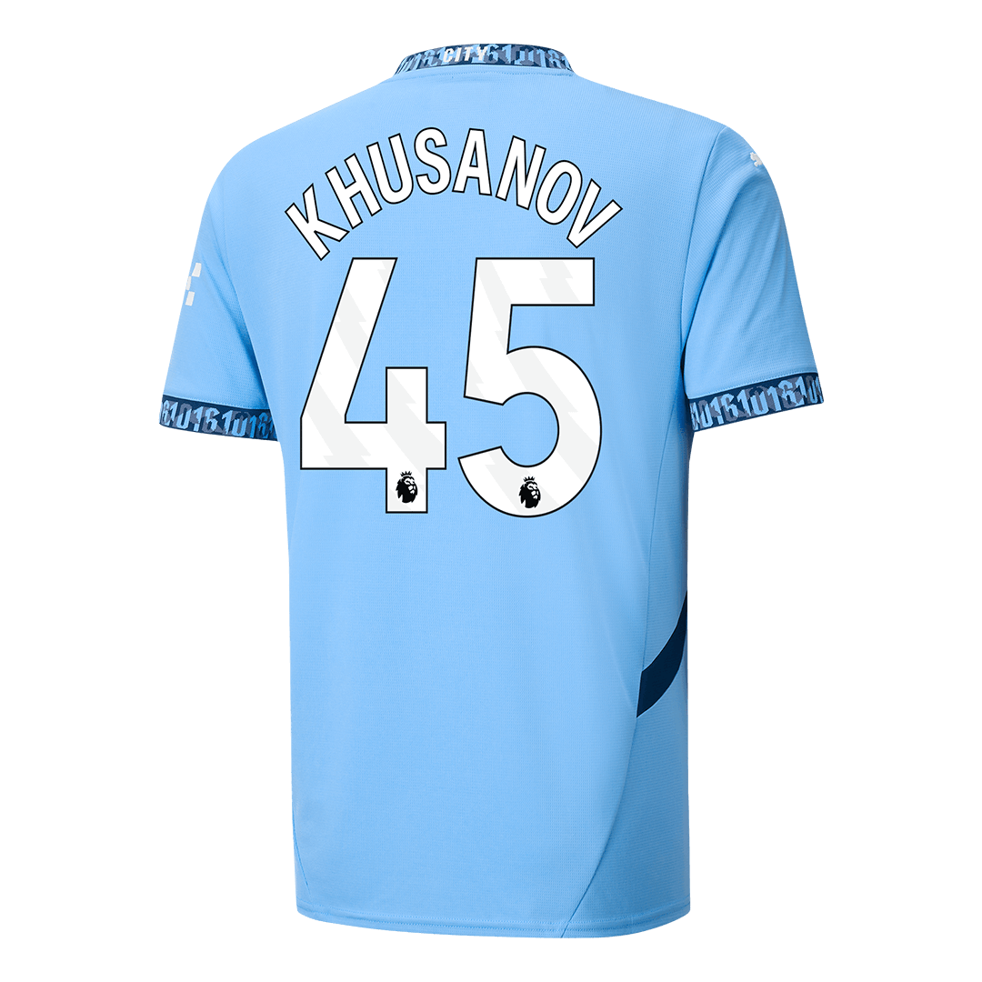 KHUSANOV #45 Manchester City 2024/25 soccer jersey Go Soccer World Shop