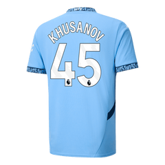 KHUSANOV #45 Manchester City 2024/25 soccer jersey Go Soccer World Shop