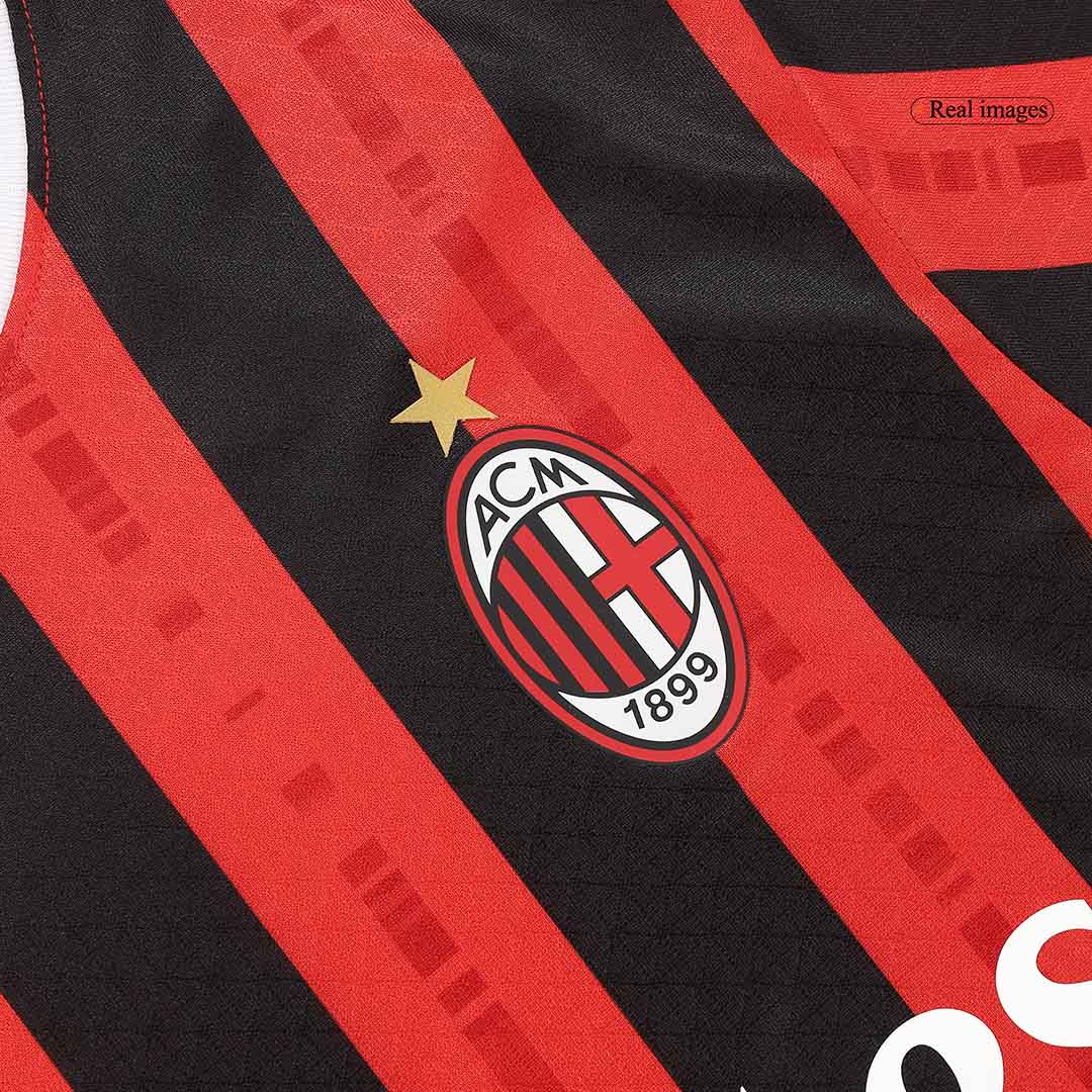 Player version AC Milan 2024/25 home soccer jersey Go Soccer World Shop