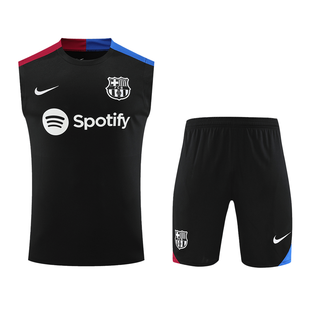 Barcelona pre-match soccer vest set (jersey + shorts) 2024/25 Go Soccer World Shop