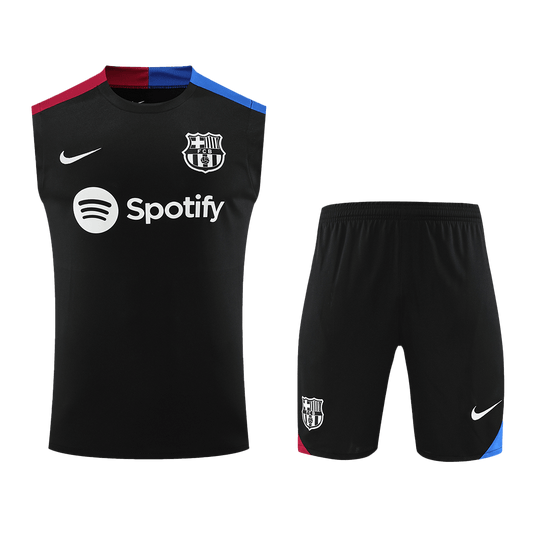 Barcelona pre-match soccer vest set (jersey + shorts) 2024/25 Go Soccer World Shop