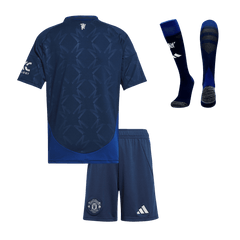 Manchester United children's away soccer kit (jersey + shorts + socks) 2024/25 Go Soccer World Shop