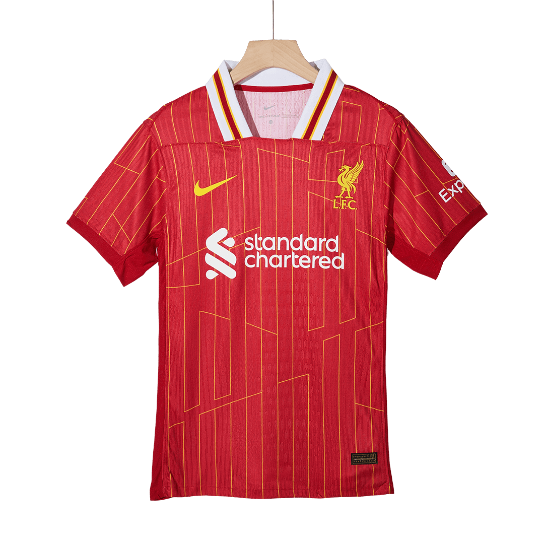 Player Version Liverpool Home Soccer Jersey 2024/25 Go Soccer World Shop