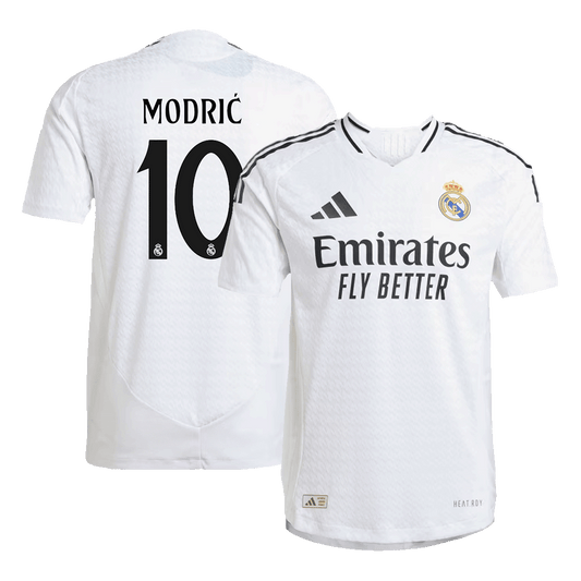 Player Version Modrić #10 Real Madrid Home Soccer Jersey 2024/25 Go Soccer World Shop