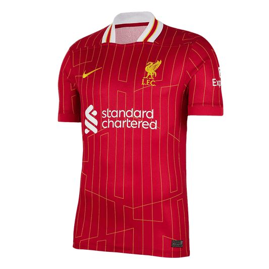 CHIESA #14 Liverpool Home 2024/25 soccer jersey - UCL Go Soccer World Shop