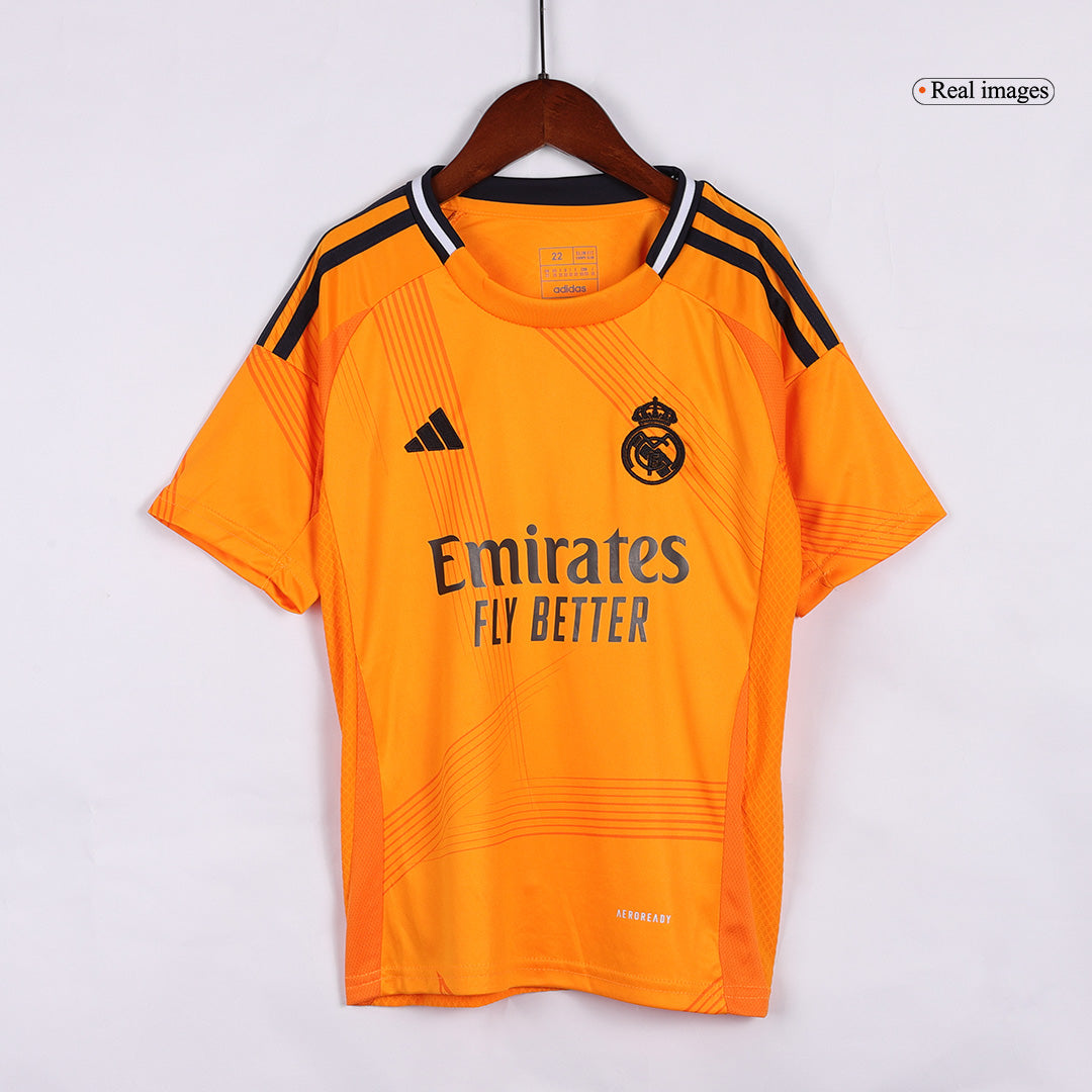 Real Madrid children's away soccer kit (jersey + shorts) 2024/25 Go Soccer World Shop