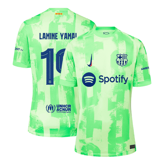 LAMINE YAMAL #19 Barcelona 2024/25 third away soccer jersey - UCL Go Soccer World Shop